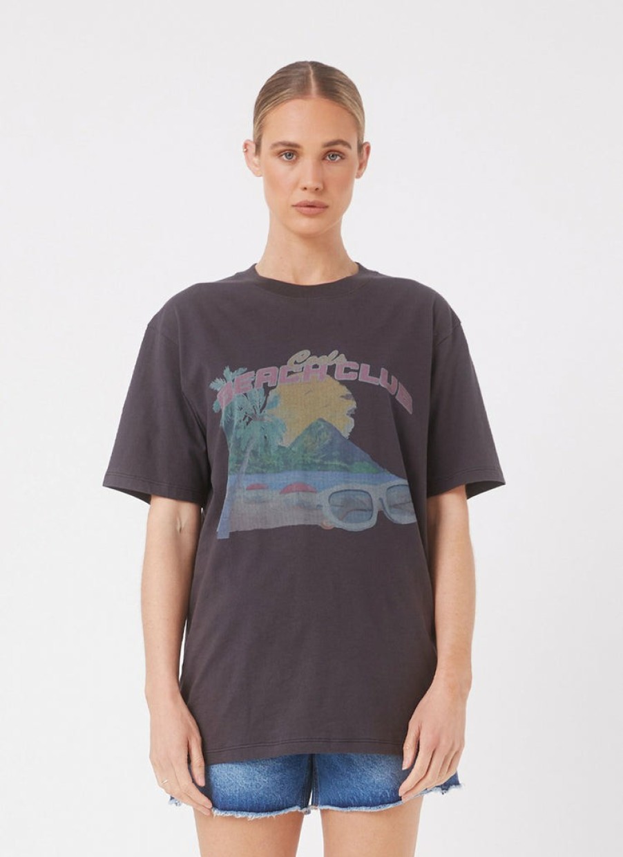 Shop Cools Club | Beach Bf Tee Pigment Black