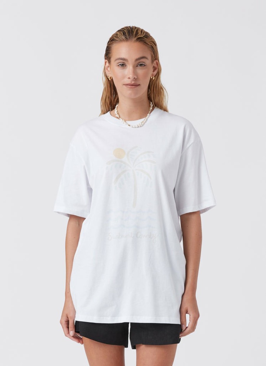 Shop Cools Club | Sun Bf Tee White