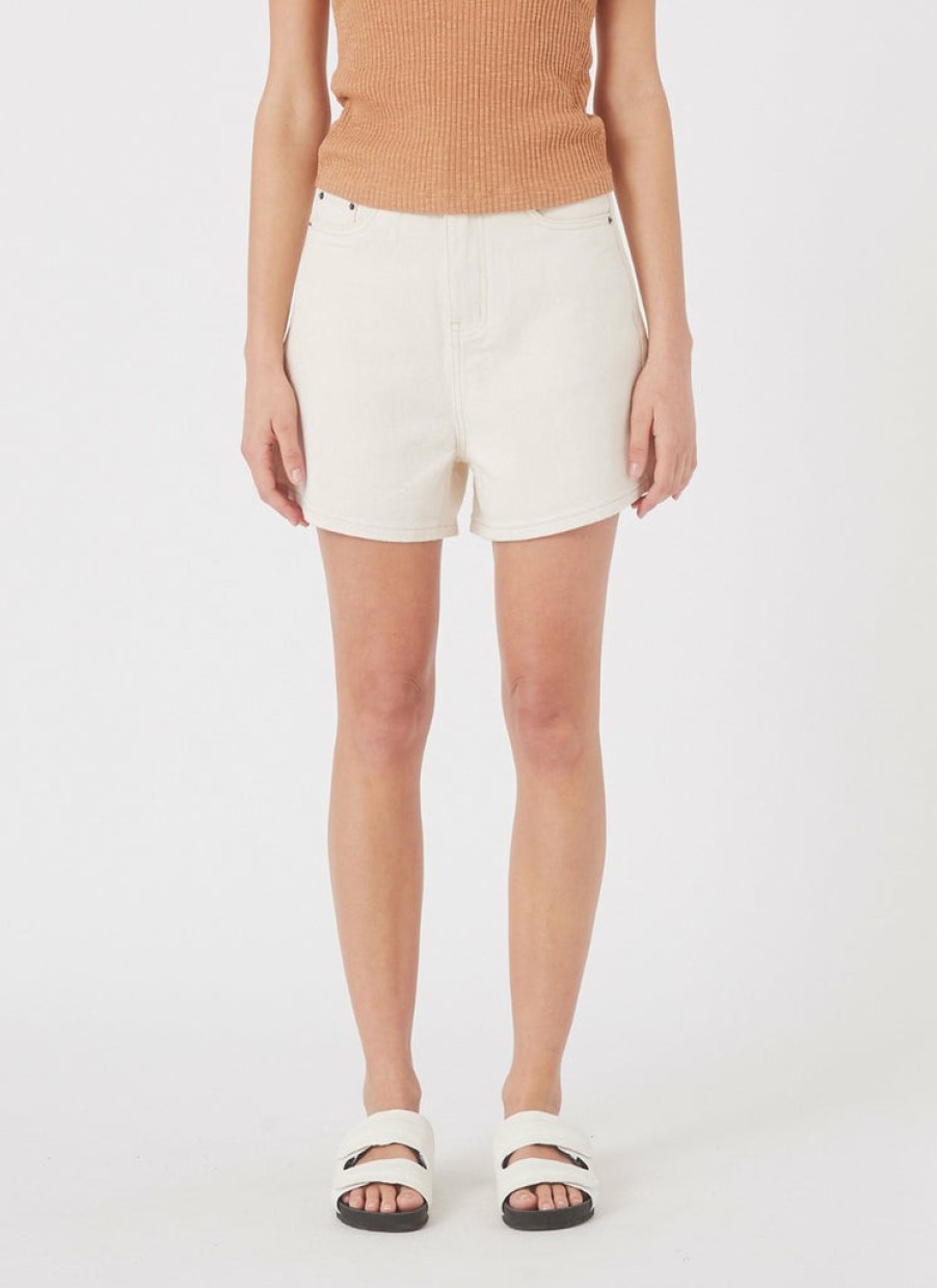 Shop Cools Club | Cools Classic Denim Shorts Off White