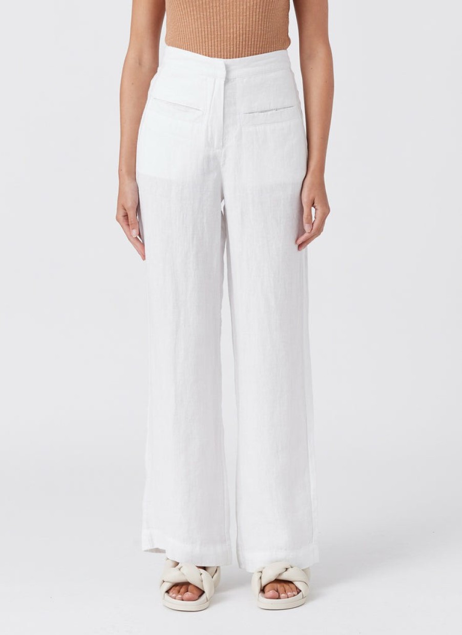 Shop Cools Club | Caribbean Pant White Linen