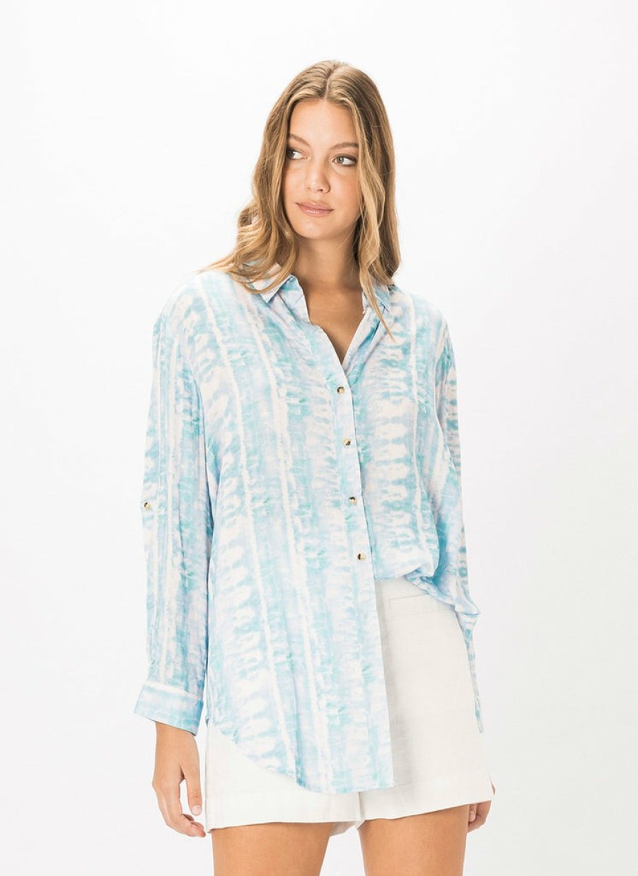 Shop Cools Club | Beach Shirt Blue Dye