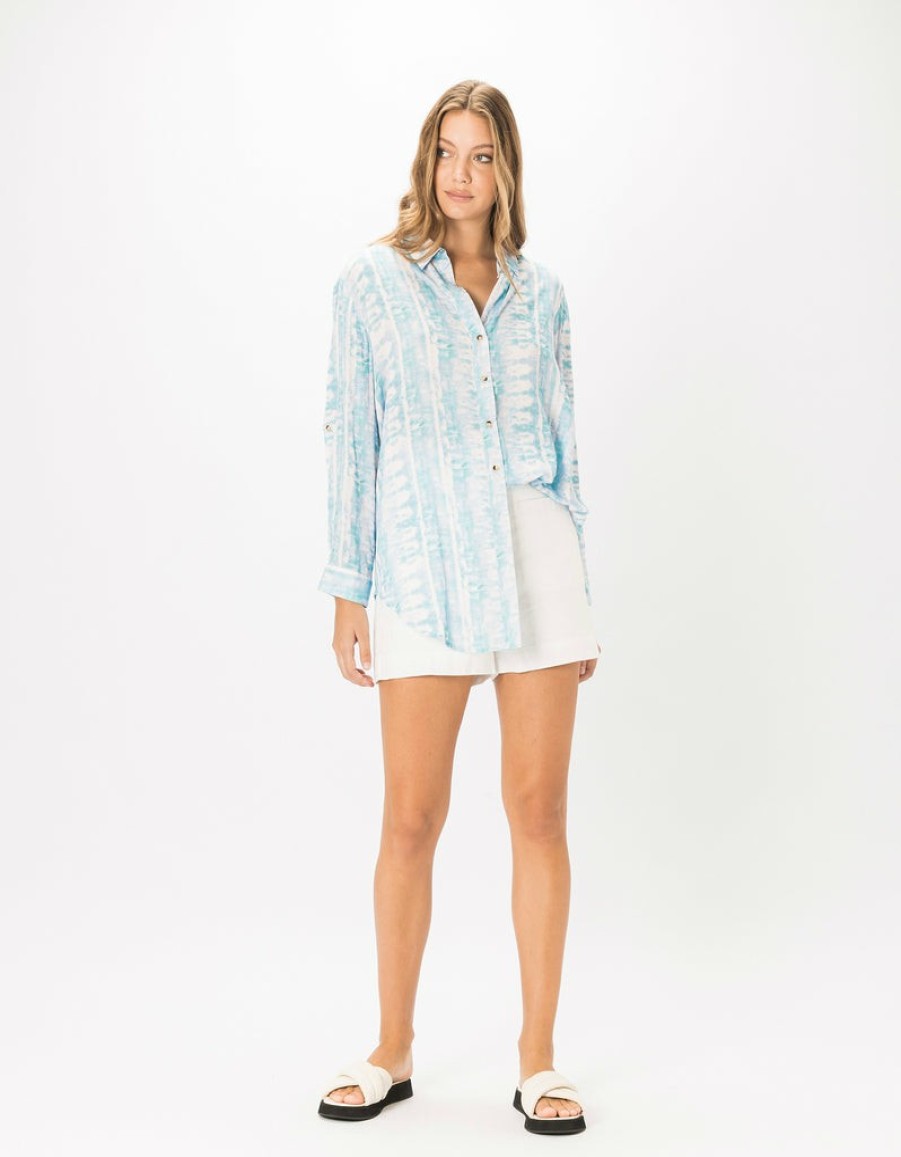 Shop Cools Club | Beach Shirt Blue Dye