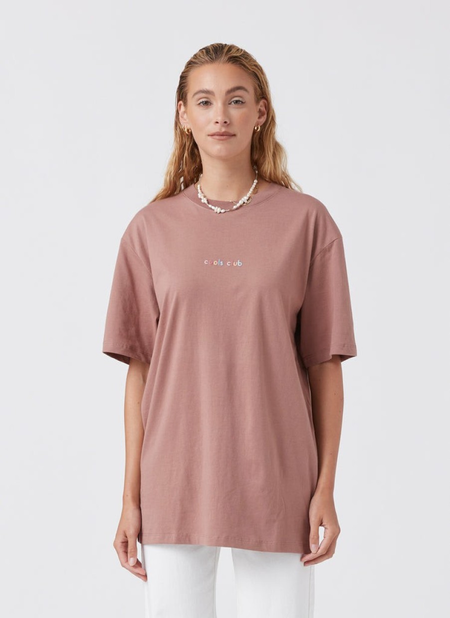 Shop Cools Club | Logo Bf Tee Clay