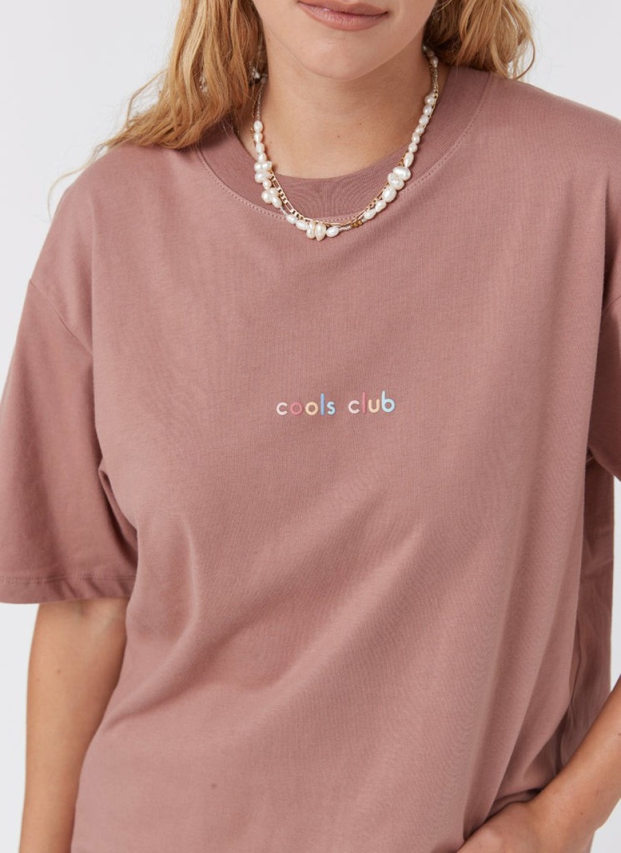 Shop Cools Club | Logo Bf Tee Clay