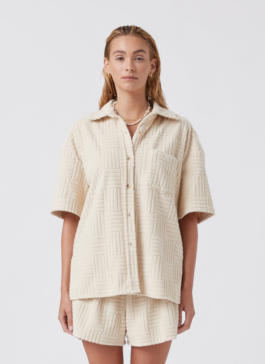 Shop Cools Club | Terry Shirt Beige