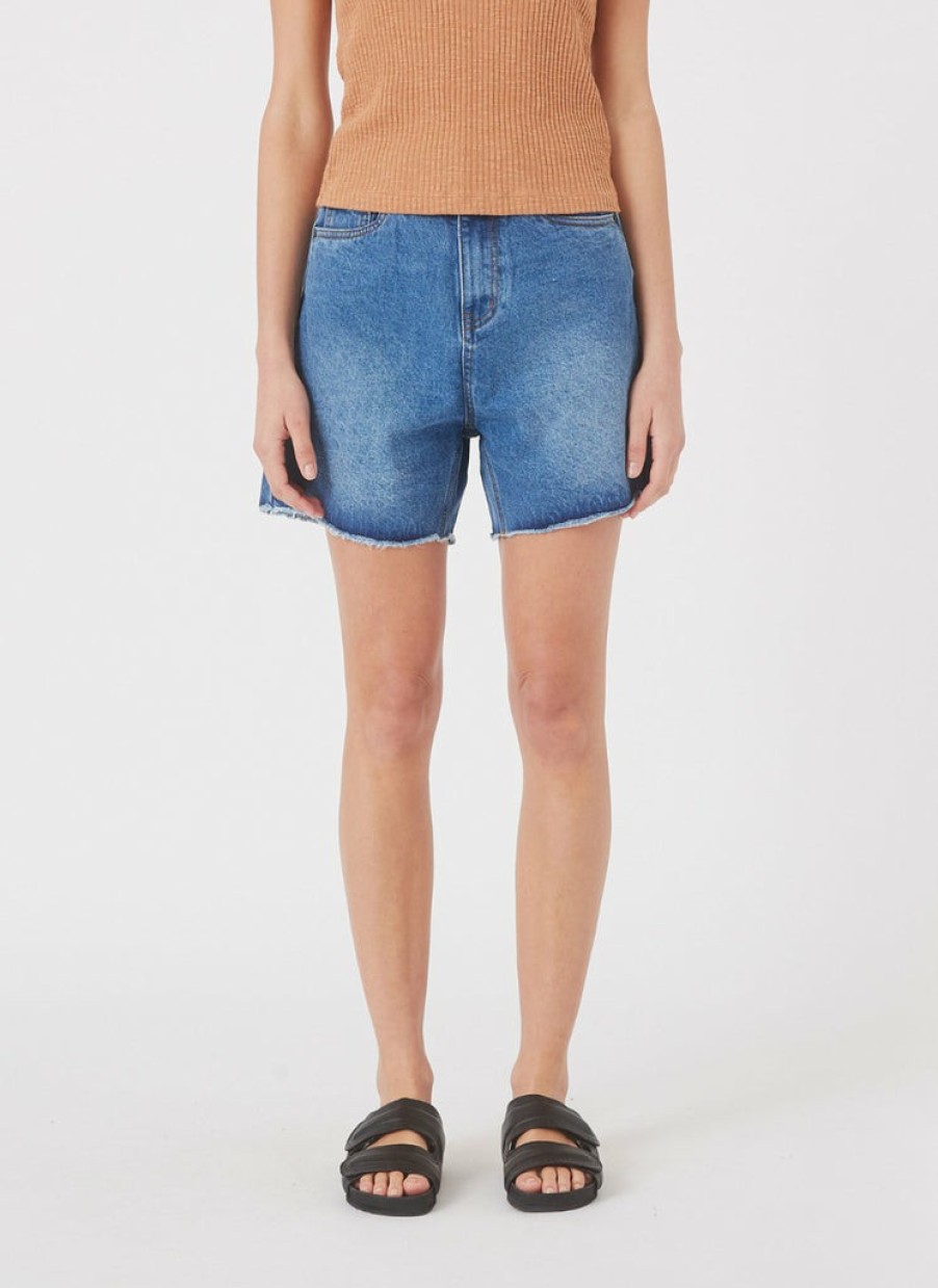 Shop Cools Club | Boyfriend Jean Short Blue