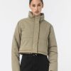 Shop Cools Club | Crop Porter Puffer Smoke