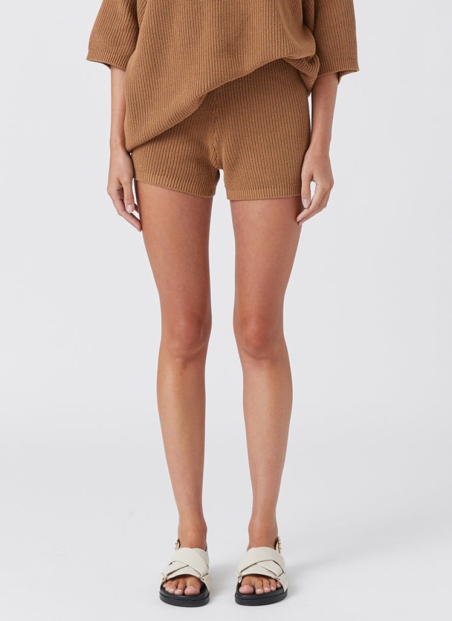 Shop Cools Club | Tropez Knit Short Tawny