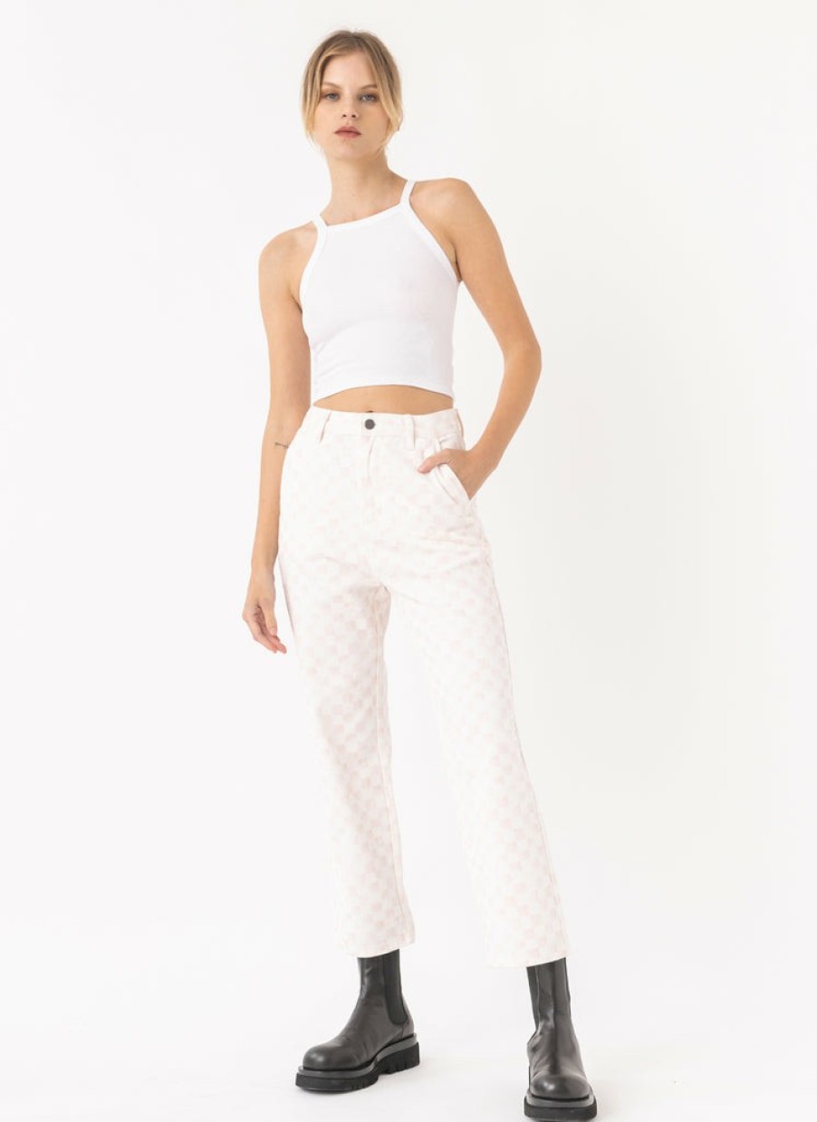 Shop Cools Club | California Pant Pink Checker