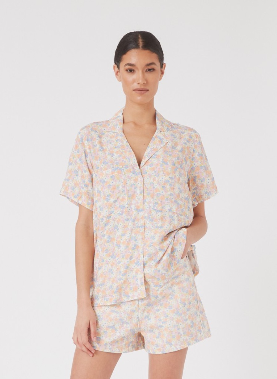 Shop Cools Club | Safari Shirt Peach Floral